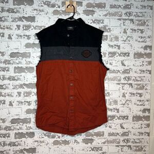 Harley Davidson biker vest